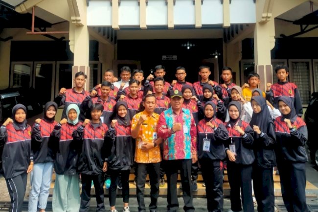 Kontingen POPDA Klaten Dilepas