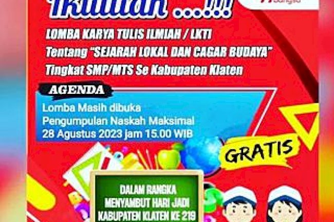 Lomba Karya Tulis Ilmiah Pelajar