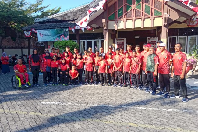 Pelepasan Kontingen Peparpeda Klaten