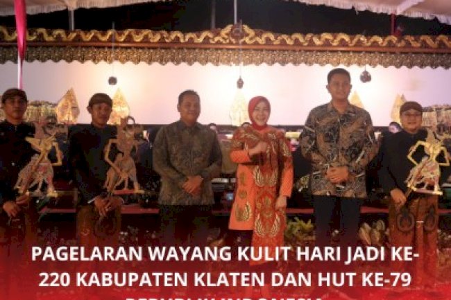 Pagelaran Wayang Kulit Hari Jadi ke-220 Kabupaten Klaten