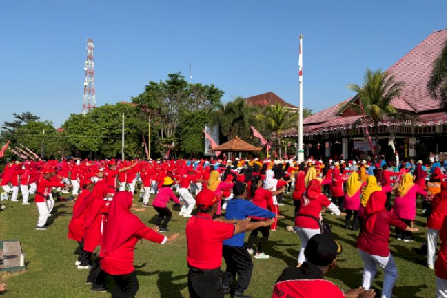 Senam Bersama Haornas XLI