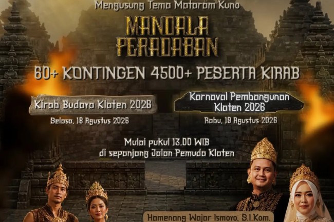KARNAVAL BUDAYA & KARNAVAL PEMBANGUNAN KLATEN TAHUN 2026