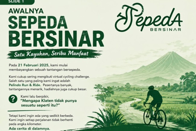 Sepeda BERSINAR berawal dari gagasan sederhana: bersepeda sambil mengenal dan mengalami...