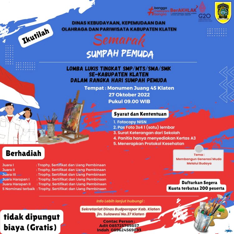 Lomba Lukis Hari Sumpah Pemuda