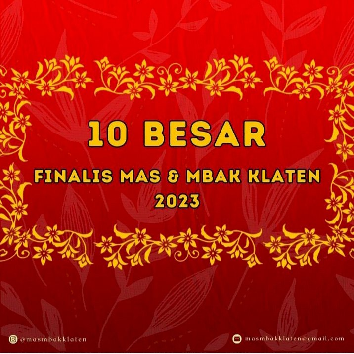 Finalis Mas dan Mbak Klaten 2023