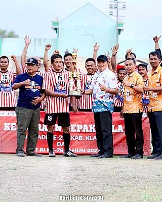 Polres Klaten Juara Sepakbola 