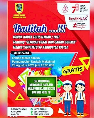 Lomba Karya Tulis Ilmiah Pelajar