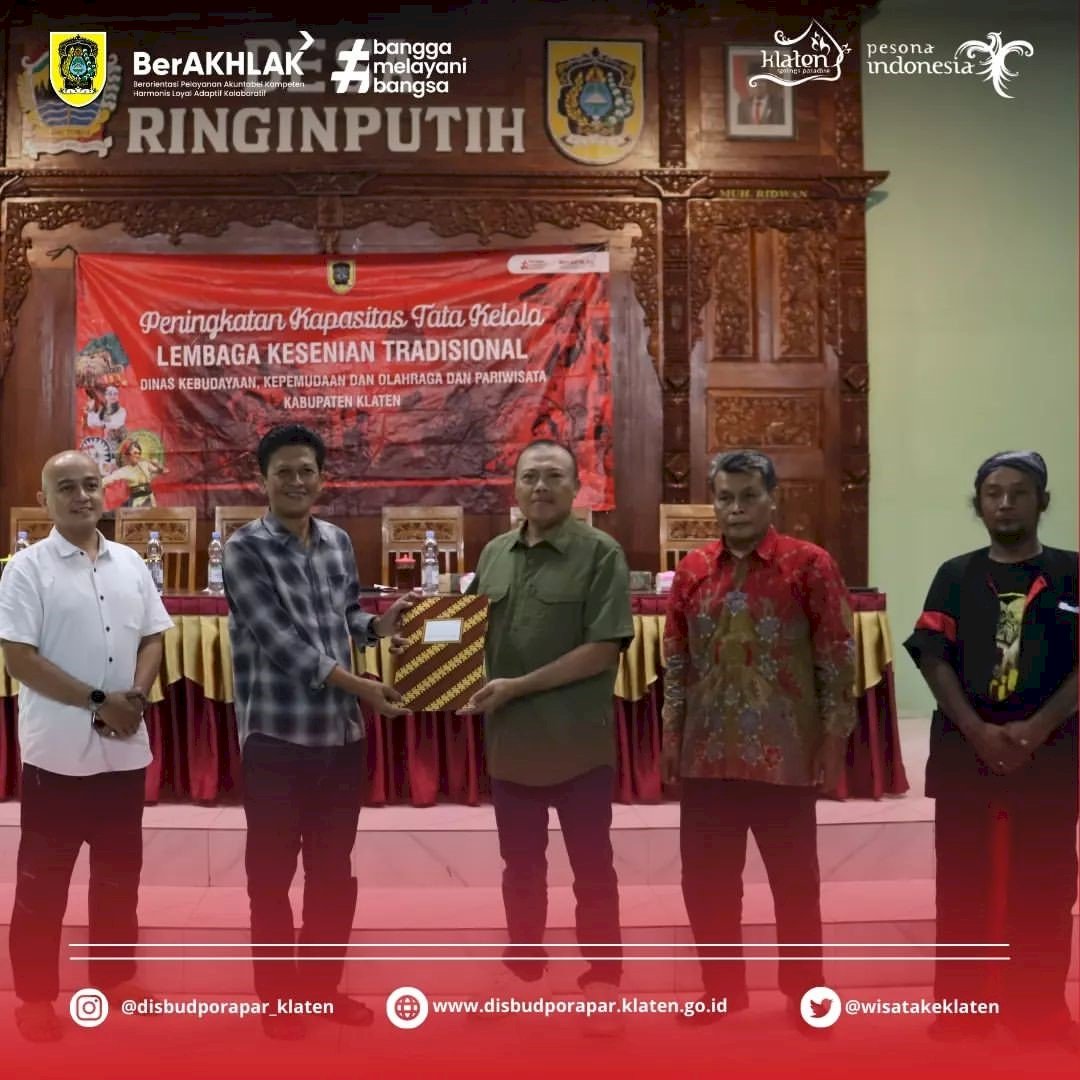 Workshop Peningkatan Kapasitas Tata Kelola Lembaga Kesenian Tradisional