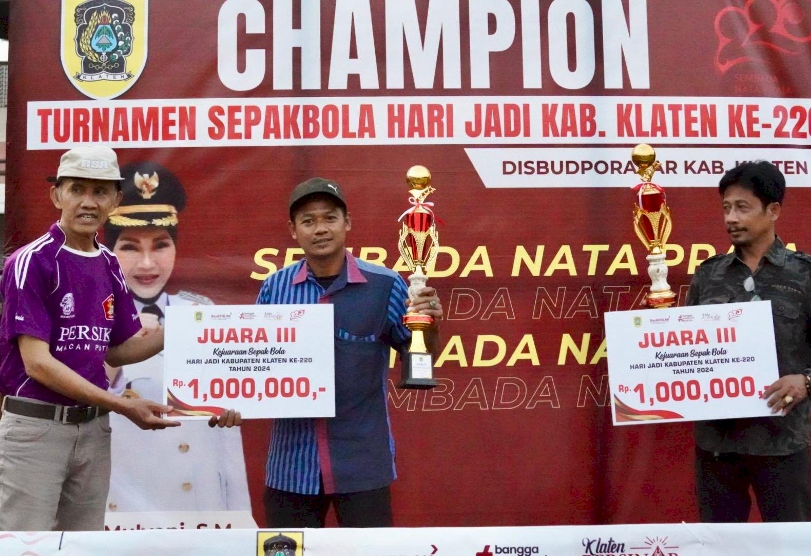 KODIM Klaten Keluar Sebagai Champion