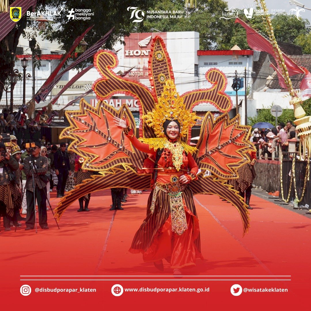 Pelestarian Warisan Budaya Takbenda Indonesia, Pemerintah Kabupaten Klaten Gelar Klaten Lurik Carnival