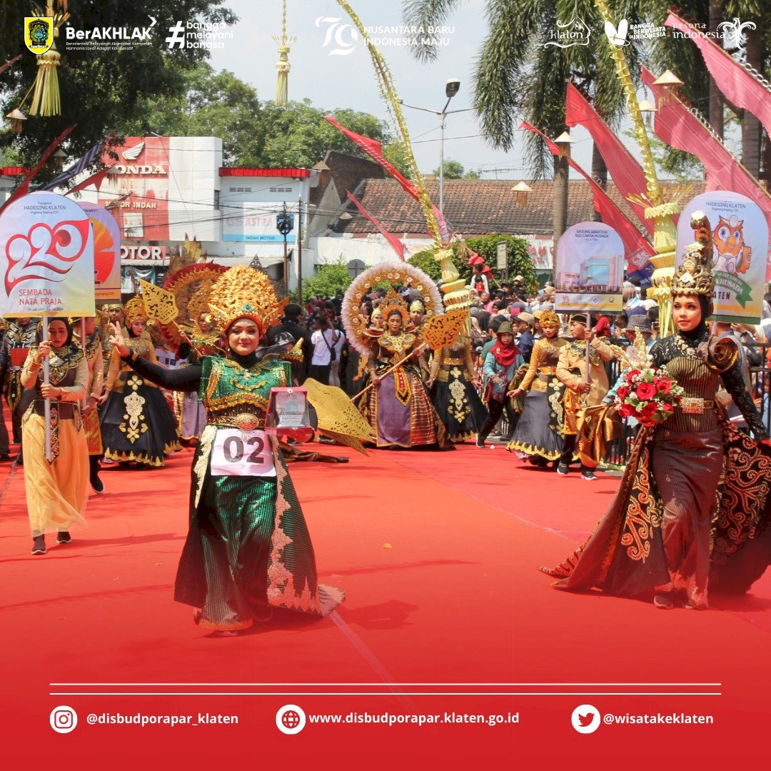 Pelestarian Warisan Budaya Takbenda Indonesia, Pemerintah Kabupaten Klaten Gelar Klaten Lurik Carnival