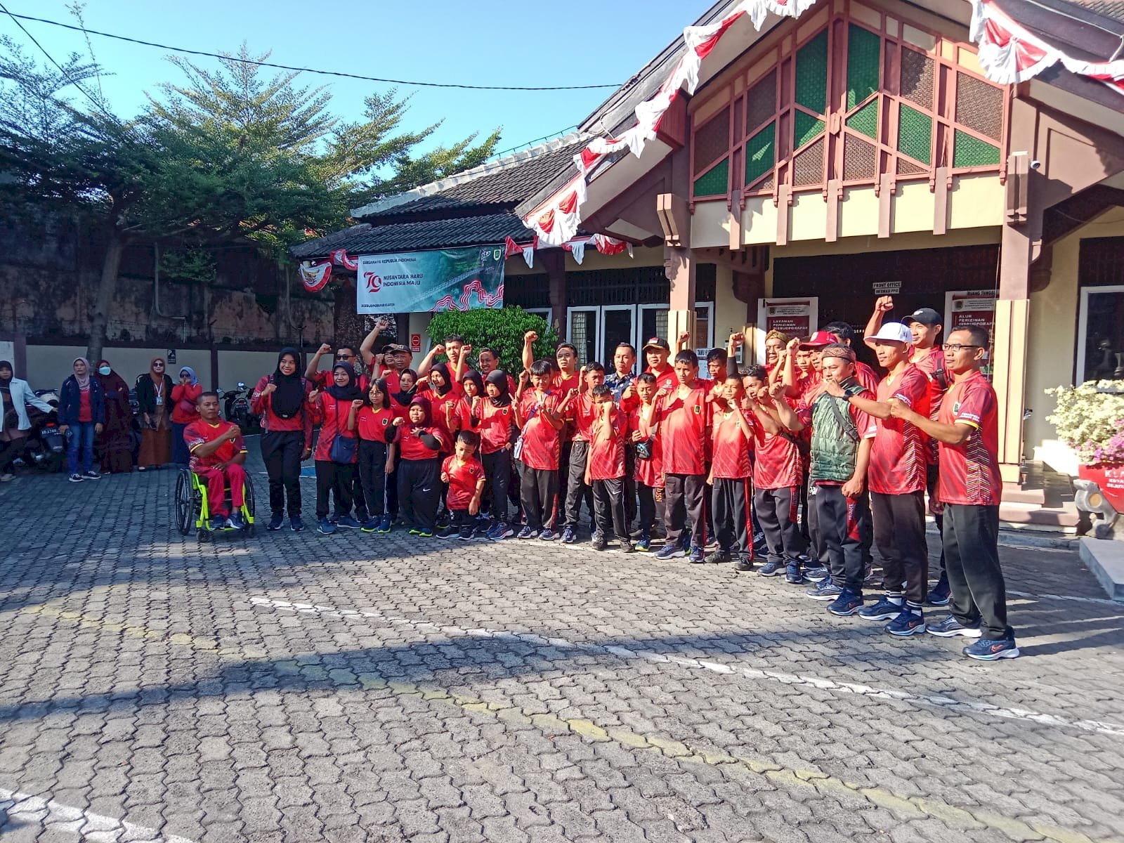 Pelepasan Kontingen Peparpeda Klaten