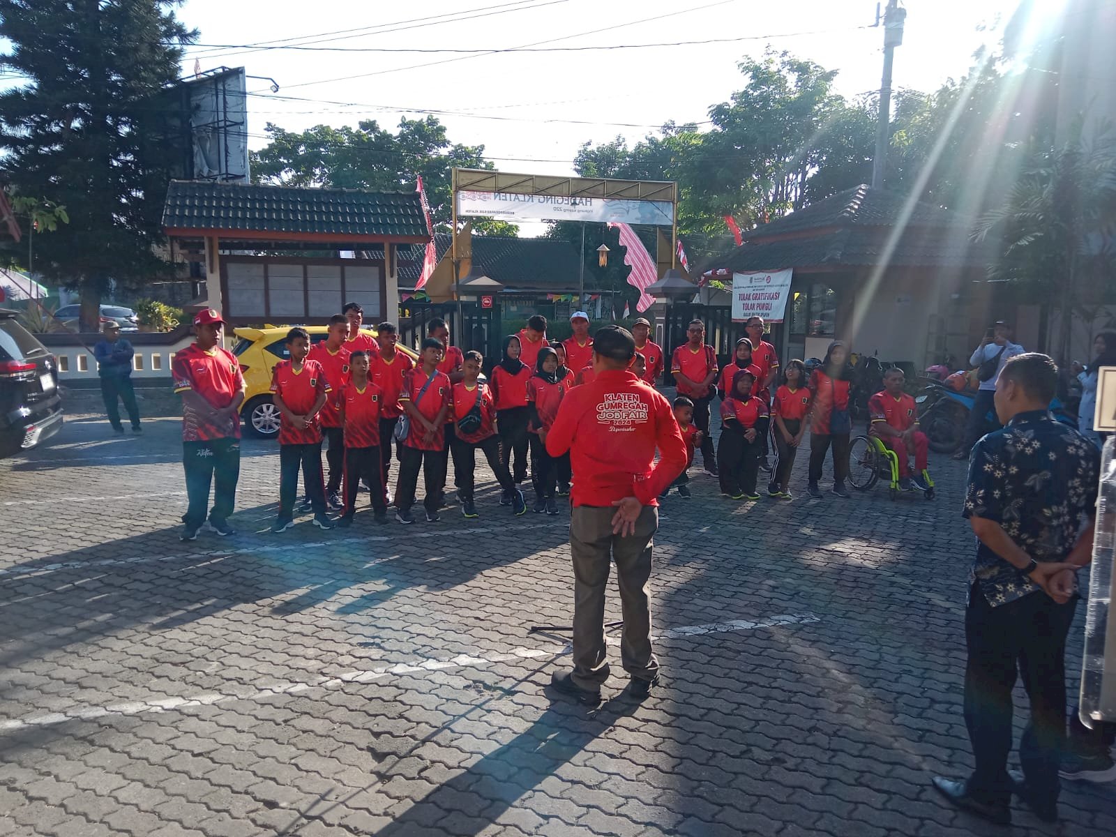 Pelepasan Kontingen Peparpeda Klaten