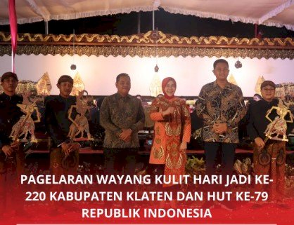 Pagelaran Wayang Kulit Hari Jadi ke-220 Kabupaten Klaten