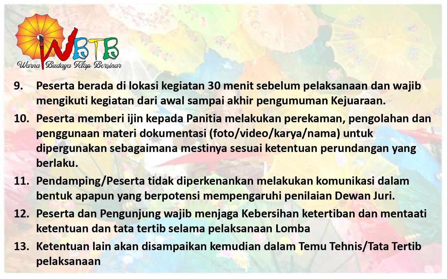 Lomba Lukis Payung 2025