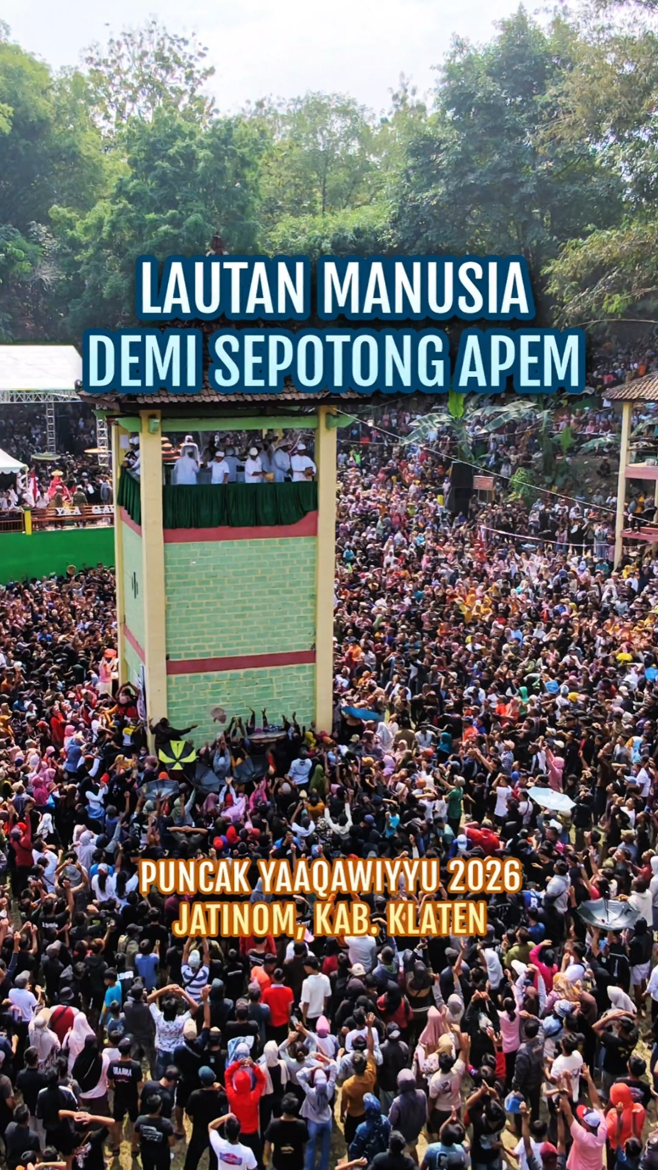 Hujan 6,5 Ton Apem di Klaten! Bukti Nyata Bahwa Budaya Gotong Royong Kita Belum Mati! ?...
