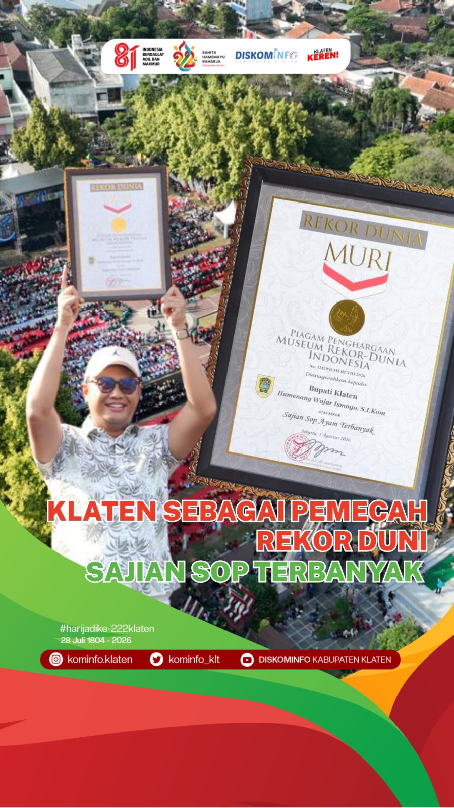 Hallo #sobatbersinar siapa nih yang tadi ikut makan sop gratis? Tahu nggak sih ini seba...