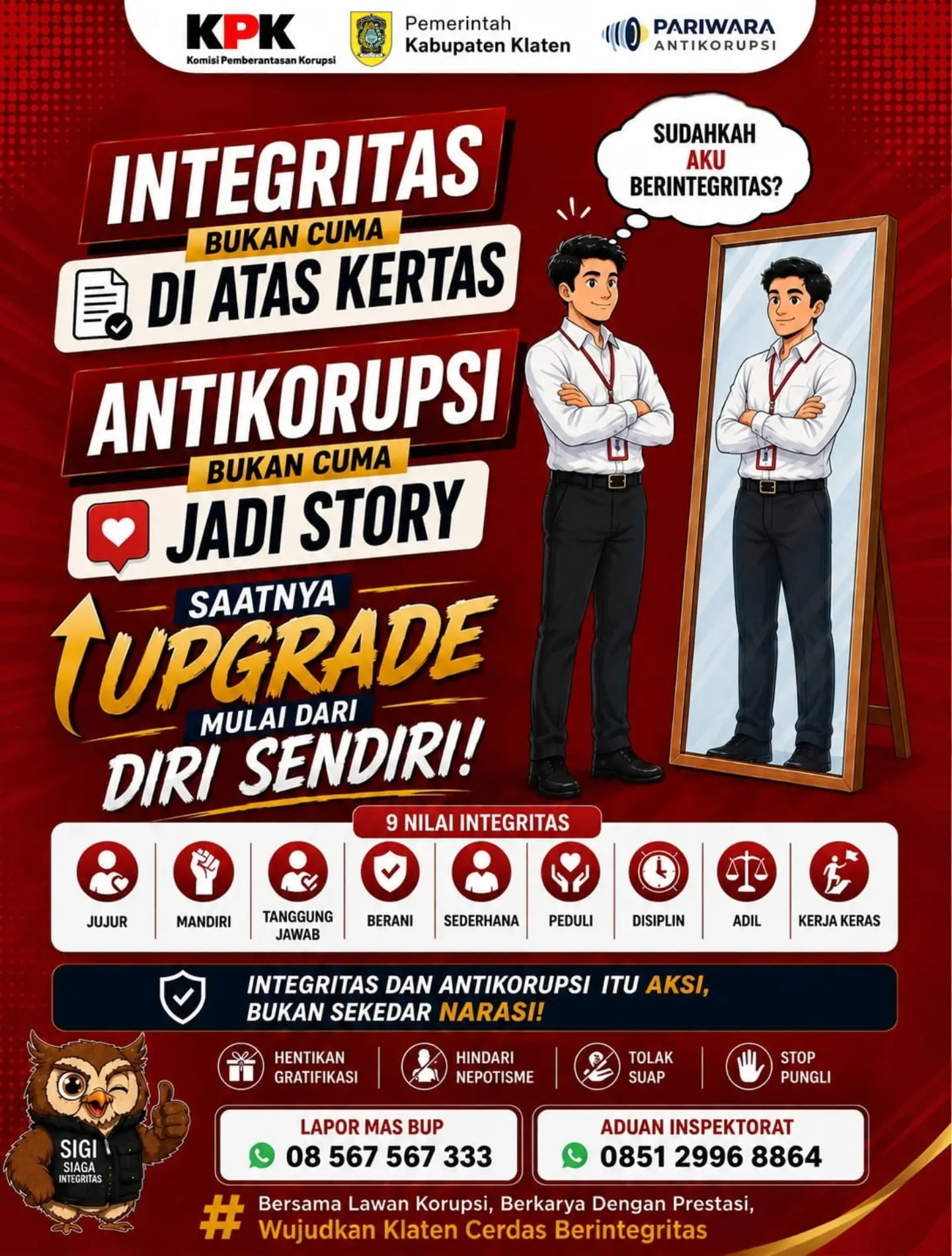 Integritas bukan cuma pencitraan