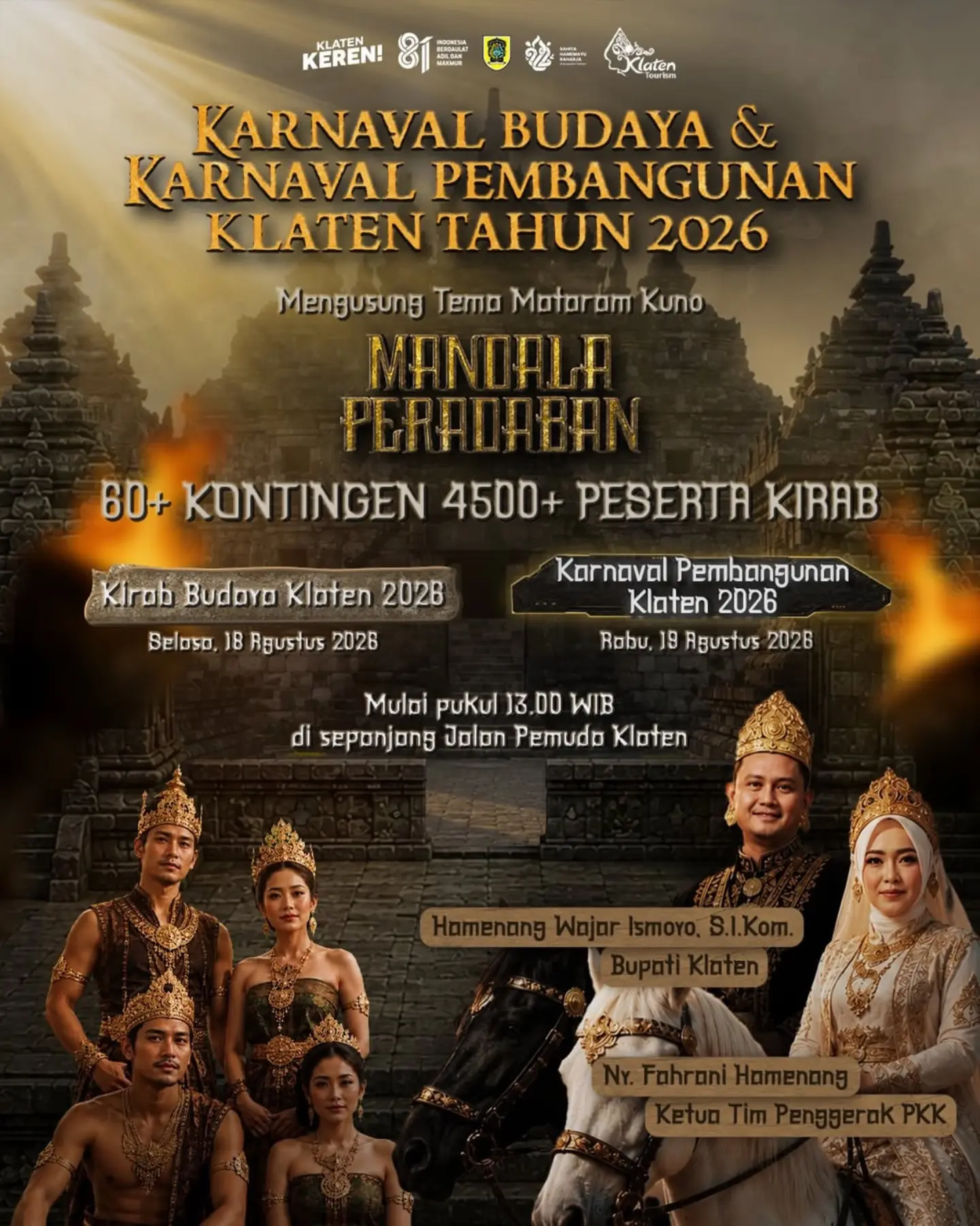 KARNAVAL BUDAYA & KARNAVAL PEMBANGUNAN KLATEN TAHUN 2026