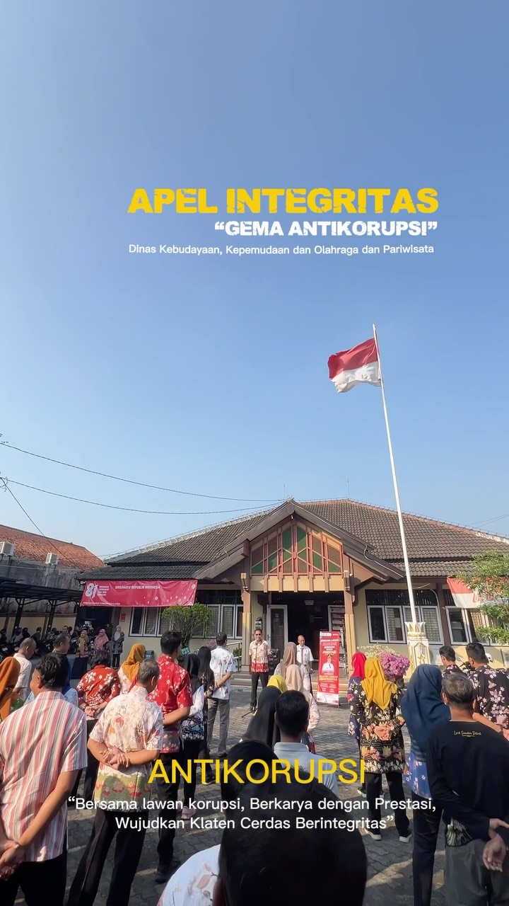 Bersama Lawan Korupsi, Berkarya dengan Prestasi, Wujudkan Klaten Cerdas Berintegritas @...